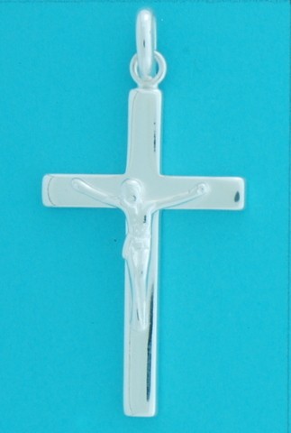 SPC 37x24x3.8x2.5mm POLISHED CRUCIFIX  =