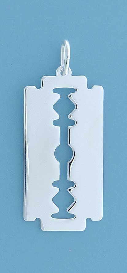 SPC 42x22mm RAZOR BLADE PENDANT        =