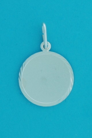 SPC 20mm D/C MATT ROUND TAG PENDANT