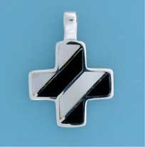 SPC M.O.P/ONYX DIAGONAL INLAY PLUS PEND
