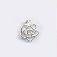 SPC CUTOUT ROSE PENDANT