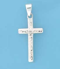 SPC 25x14x3x3mm ENGRAVED CROSS         =