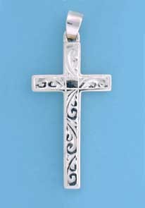 SPC 35x19x4x4mm  ENGRAVED CROSS        =