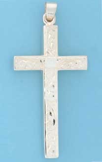 SPC 45x25x5x5mm ENGRAVED CROSS         =