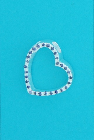 SPC 20mm PURPLE STONE TIF HEART PEND   =