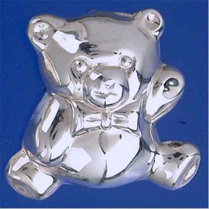 SPC LARGE POLISHED TEDDY BROOCH/PENDANT