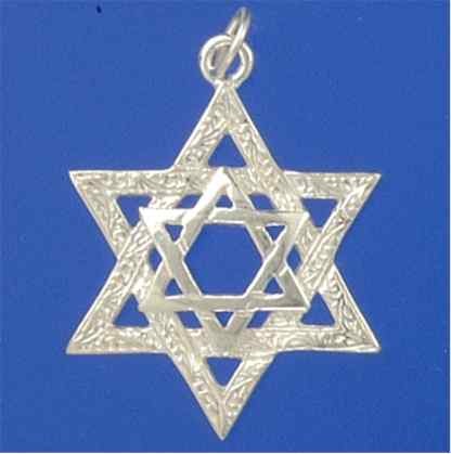 SPC FANCY STAR OF DAVID PENDANT        =