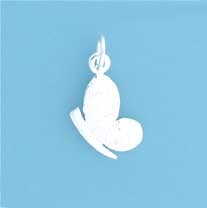 SPC LASER FINISH BUTTERFLY PENDANT     =