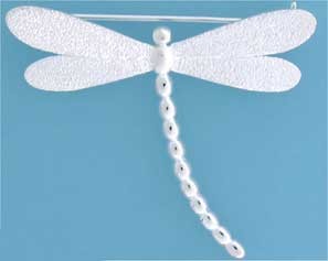 SPC LASER FINISH DRAGONFLY BROOCH      =