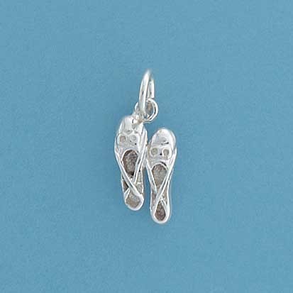 SPC 12mm PAIR OF BALLET SLIPPERS CHARM =