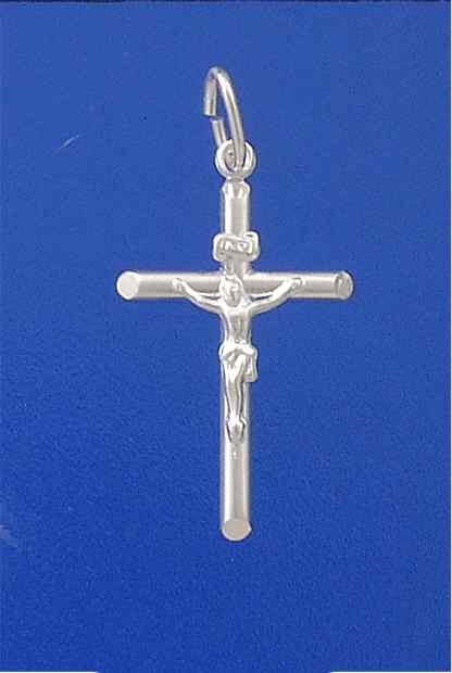 SPC 27x18mm POL/MATT D SECT.CRUCIFIX   =