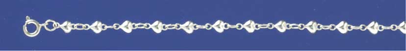SPC LINKED HEARTS BRACELET             -
