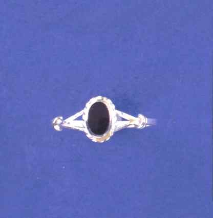 SPC SILVER ONYX RING
