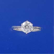 SPC 6mm CZ SOLITAIRE RING              =