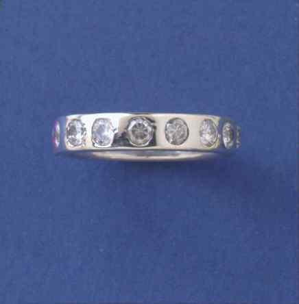 SPC 4mm FULL ETERNITY CZ RING
