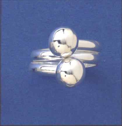 SPC D SECT COILED DOUBLE 8mm BEAD RING =