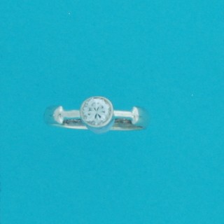 SPC 4mm CZ CHILDS/MAIDS RING