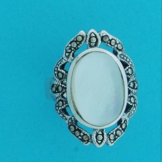 SPC M.O.P./MARCASITE RING              =