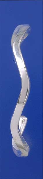 SPC 4mm SQUARE WIRE WAVY BANGLE        =