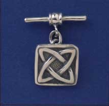 SPC 14mm SQ.CELTIC DES.CUFFLINKS       =
