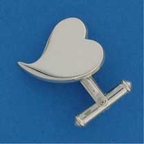 SPC TIF HEART SHAPED CUFFLINKS