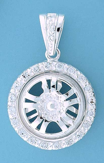 SPC CZ 30mm SPINNING HUBCAP PEND.-BLING=