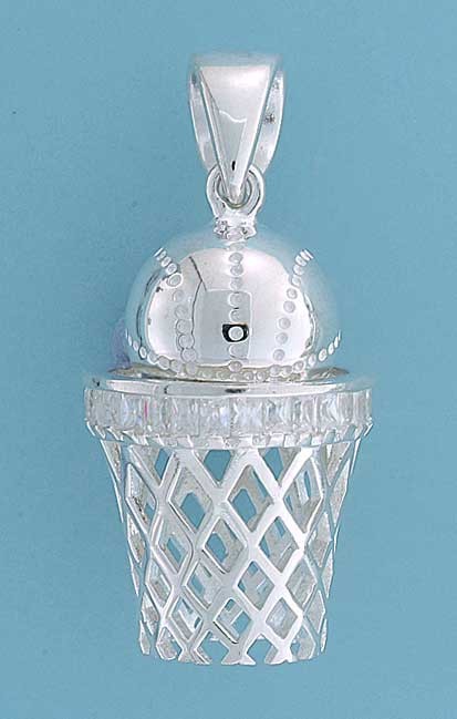 SPC CZ SET BASKETBALL AND BASKET-BLING =