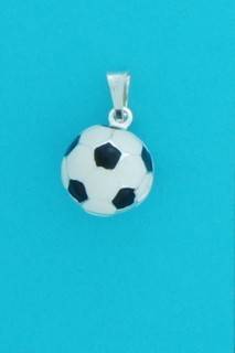 SPC HOLLOW ENAMEL FOOTBALL CHARM       =