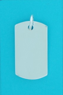 SPC SOLID 35 x 18mm CUSHION SHAPE TAG