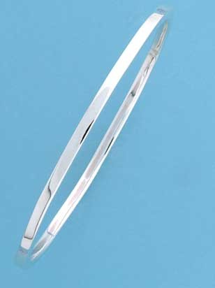 SPC 3mm SQUARE WIRE SOLID SLAVE BANGLE =