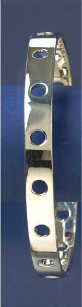 SPC 9mm WIDE DRILLED SLAVE BANGLE