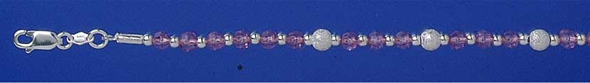 SPC CRYSTAL BEADS/LASER BEADS BRACELET =