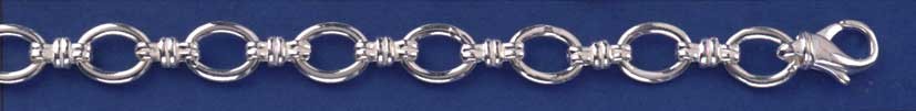 SPC LINKED OVALS BRACELET