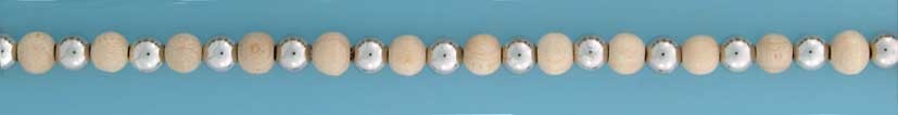 SPC WOOD BEAD BRAC