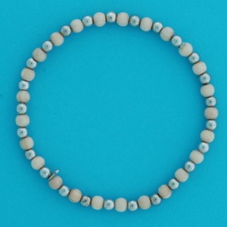 SPC WOOD BEAD BRAC