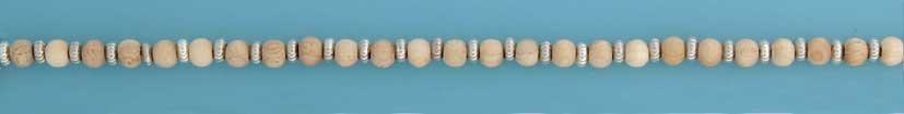 SPC WOOD BEAD BRAC
