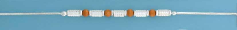 SPC WOOD BEAD COBRA BRAC