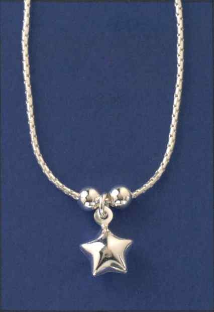 SPC STAR PENDANT 16/17" ROUND BOX CHAIN=