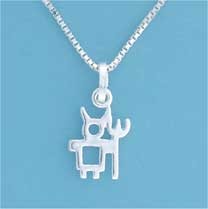 SPC 16" BOX CHAIN/CUTOUT DEVIL PENDANT =