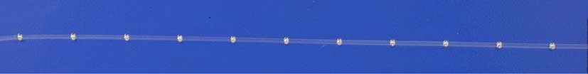 SPC 16in CLEAR PVC/BEADS CHAIN