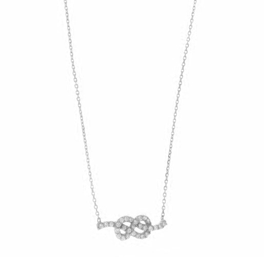 SPC CZ KNOT/15"CHAIN