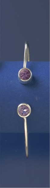 SPC 1.5mm WIRE 6mm AMETHYST TORQUE