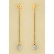 GWT SNAKE CHAIN DROPS/WHITE LASER BEADS