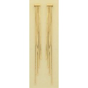 GWT 4"LONG 4 STRAND COBRA CHAIN DROPS