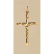 GWT 42x28mm HOLLOW TUBE CRUCIFIX SIZE 3