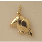 GWT LARGE HOLLOW PARROT CHARM