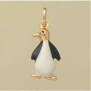 GWT ENAMEL PENGUIN PENDANTS