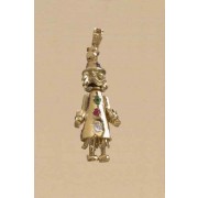 GWT SMALL STONESET CLOWN PENDANT