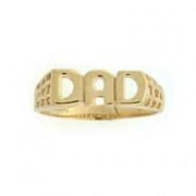 GWT 6mm WIDE LATTICE SHANK DAD RING