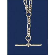 SWT 18in OXIDISED FIGARO ALBERT CHAIN  -